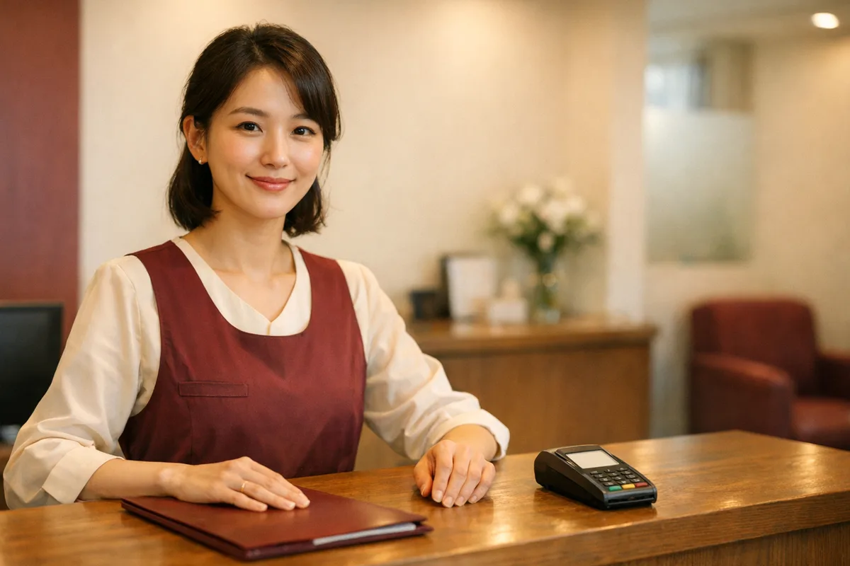 내과·소아과 매장의 포스기 결제 장면